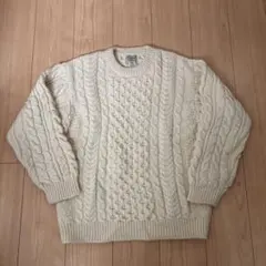 L.L.Bean ケーブル編みセーター Mサイズ