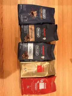 デロンギ/KIMBO/Musetti コーヒー豆 5袋セット 新品 未開封のサムネイル