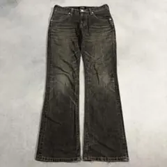 archive Wrangler black flare denim pants