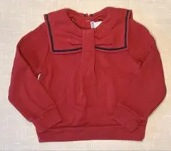 jacadi ジャカディ　リボン襟　トレーナー　6A