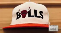 キャップ 帽子 90s Bulls ブルズ 6パネル スナップバック 刺繍 珍品のサムネイル