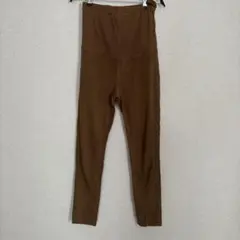 値下げ【UNIQLO】ユニクロ　マタニティパンツ　スキニー　茶　M