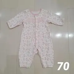 アプレレクール　apres les cours 　花柄カバーオール　70 女の子