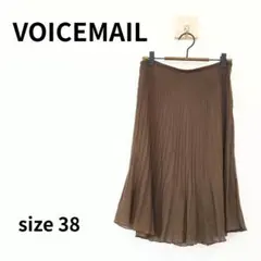 VOICEMAIL　プリーツシフォンスカート　38　ブラウン　2692のサムネイル