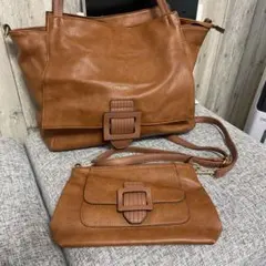 FIRANO トートバッグ ショルダーバッグ 2点セット
