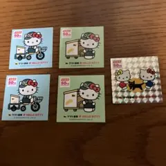 ハローキティ ヤマト運輸 50周年記念 ステッカー 5枚セット