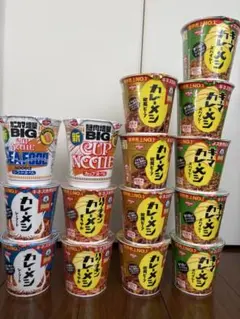 【だ、様専用】日清食品 各種カレーメシ13個　＋おまけBIGカップラーメン2種のサムネイル