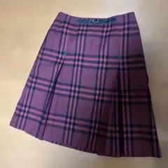 極美品✨BURBERRYS バーバリー　ノバチェック柄 プリーツ　ウール　S * 美品✨️BURBERRY♡ノバチェック♡プリーツスカート ♡ウール♡Lサイズ