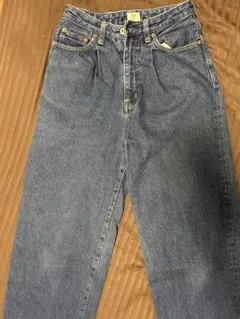 cepo ハイウエスト ワイドストレートデニム ブルー　Sサイズ