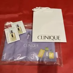新品未使用★クリニークポーチとショップショッパー★試供品