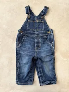 デニムオーバーオール　ベビー　6-12M