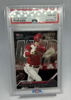 2021 Topps Now OS-40 大谷翔平 MVP受賞記念 PSA 10