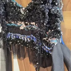 h.NAOTO FRILL サイドレース刺繍ワンピース ジャンパースカート - メルカリ