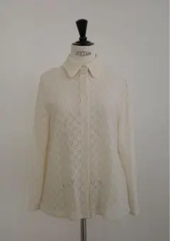 未使用✨OHGA オーガ　スタンドフリルシャツ　ブラウス　ホワイト　洗える 2025年最新】ohga ブラウスの人気アイテム - メルカリ