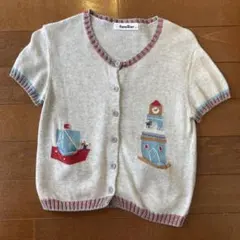 familiar ファミリア カーディガン　半袖　110、120