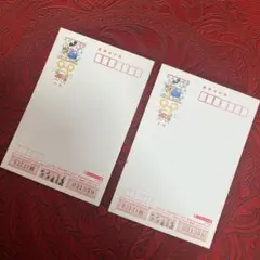 ディズニー 2017年用年賀状はがき2枚セット