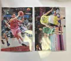 wリーグオールスター生写真 森美月選手 千葉歩選手