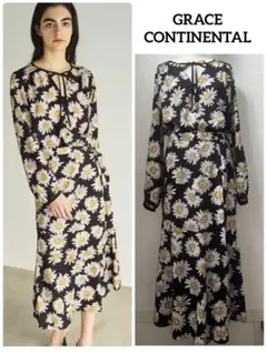 【美品】2024SS マーガレットハウエル✖リバティ　 別注スカート　L　日本製 MARGARET HOWELL（マーガレットハウエル）の「LIBERTY PRINT FABRIC