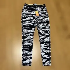 【191】Champion UVカット 白黒迷彩 M スパッツ レギンス