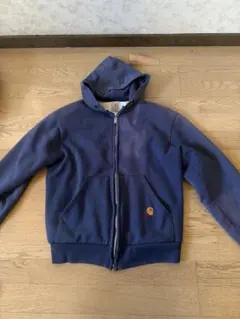 archive 80s Carhartt ダブルフェイス　ジップパーカー　紺　Mのサムネイル