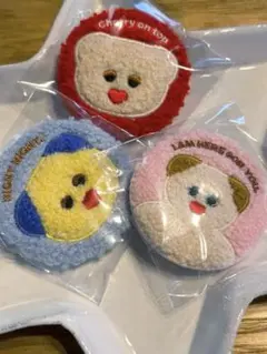mojojojo ふわふわ缶チャーム 3個セット　クマセット