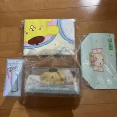 一番くじサンリオセット　レジャーシート、保冷バック、キーホルダー、ラストワン付き