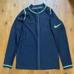 Nike 長袖ラッシュガード 150 Mサイズ　ブラック×イエロー