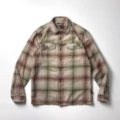 patagonia ネルシャツ チェックシャツ S ピスネーム パタゴニア