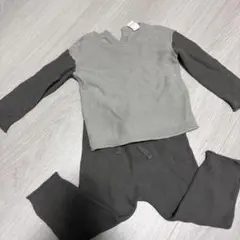 H&M グレー ニットセーター 80cm セットアップ