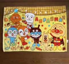アンパンマン フリース毛布 約70cm x 100cm ブランケット膝掛け