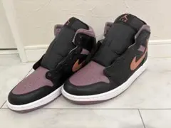 【未使用・箱なし】ナイキ エアジョーダン1 ミッド SE 黒紫 27cm