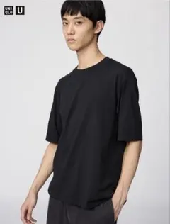 【美品】ドライEXクルーネックTシャツ　ブラック　4XL