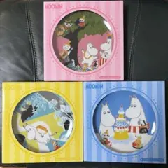 MOOMINマクドナルド オリジナル磁器プレート非売品３枚セット新品未使用箱付
