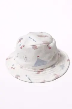【美品】GELATO PIQUE クマ柄ハット ピンク
