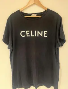 CELINE セリーヌ ロゴ Tシャツ ブラック