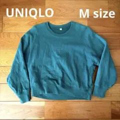 UNIQLO スウェットシャツ（長袖） グリーン Mサイズ