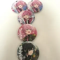 STPR 缶バッジ さとみくん・てるとくん・しゆんくん・みかさくん