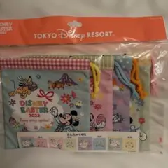 東京ディズニーリゾート ディズニーイースター 2022 巾着袋 4枚セット
