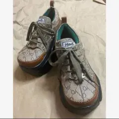 YOSUKE 厚底フラットスニーカー LL 箱付き