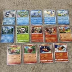 ポケカ 御三家14枚まとめ売りのサムネイル