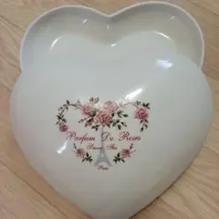 ハート型小物入れ 陶器 Parfum De Roses