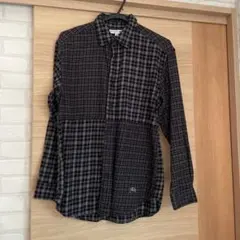JW ANDERSON ブラック系チェックネルシャツ Sサイズ