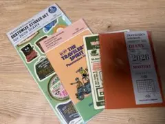トラベラーズノート　2026月間パスポートサイズセット4種 レザータグ なし