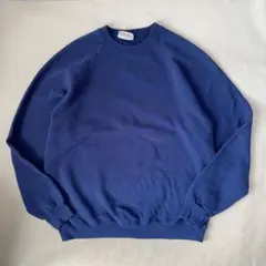 90s USA製 RIDERS 無地 スウェット アメリカ製 ブルー ブランク