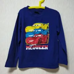 ディズニーのカーズプリント付き長袖Tシャツとおまけのズボン