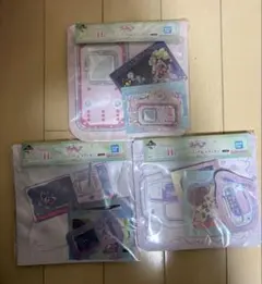 プリキュア一番くじH賞　ジッパーバッグ&ステッカー３つ