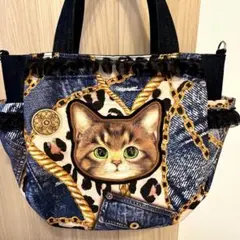 コヤンイサムチョン パーカーサンダーちゃん デニムリメイクトート