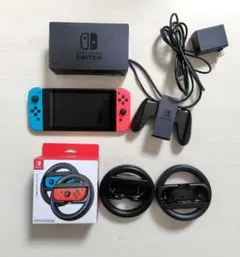Nintendo Switch 本体+Joy-Conハンドル 2個セット