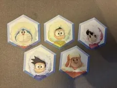 ドラえもん コースター 5枚セット KACHI KOCHI Café