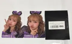 FRUITS ZIPPER 仲川瑠夏 クリアトレーディングカード 2枚セット